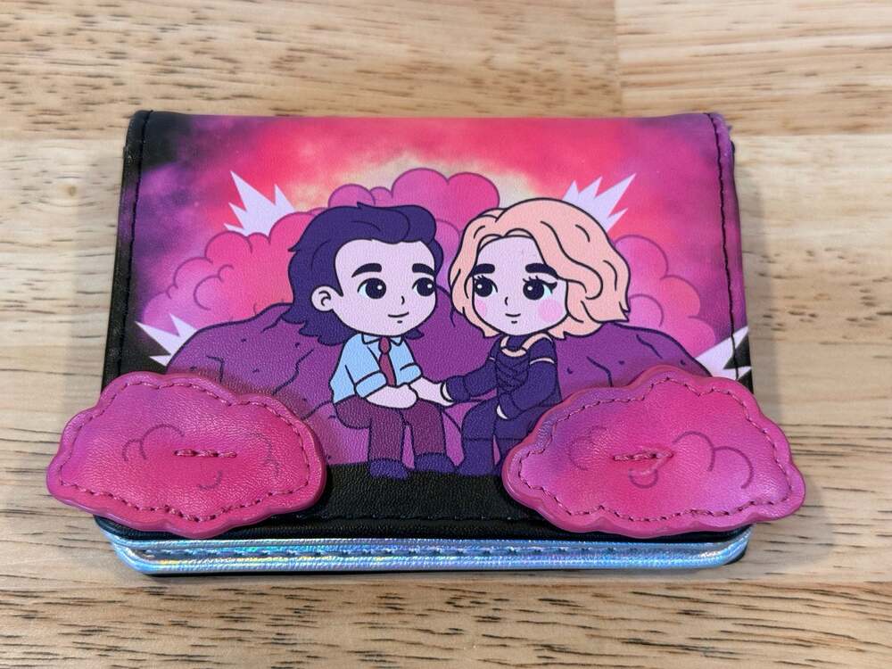 Bioworld Marvel Loki & Sylvie Chibi Clouds Cardholder ID Wallet
